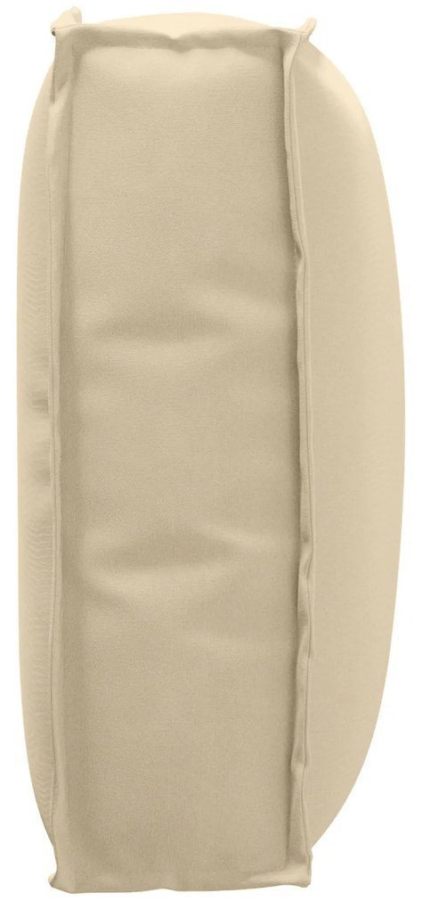 vidaXL Μαξιλάρι παλέτας για πλάτη Μπεζ 50 x 40 x 12 cm Ύφασμα Oxford