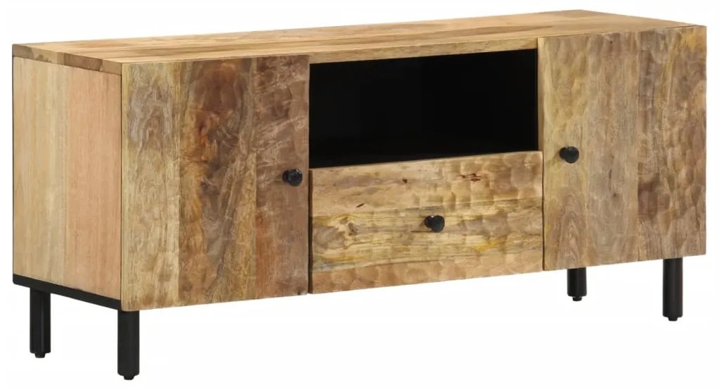 vidaXL Έπιπλο Τηλεόρασης 105 x 33 x 46 εκ. από Μασίφ Ξύλο Μάνγκο