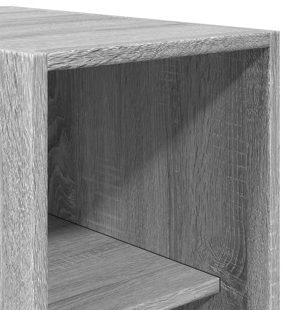 vidaXL Ντουλάπα Γκρι Sonoma 30x50x200 εκ. από Επεξεργασμένο Ξύλο