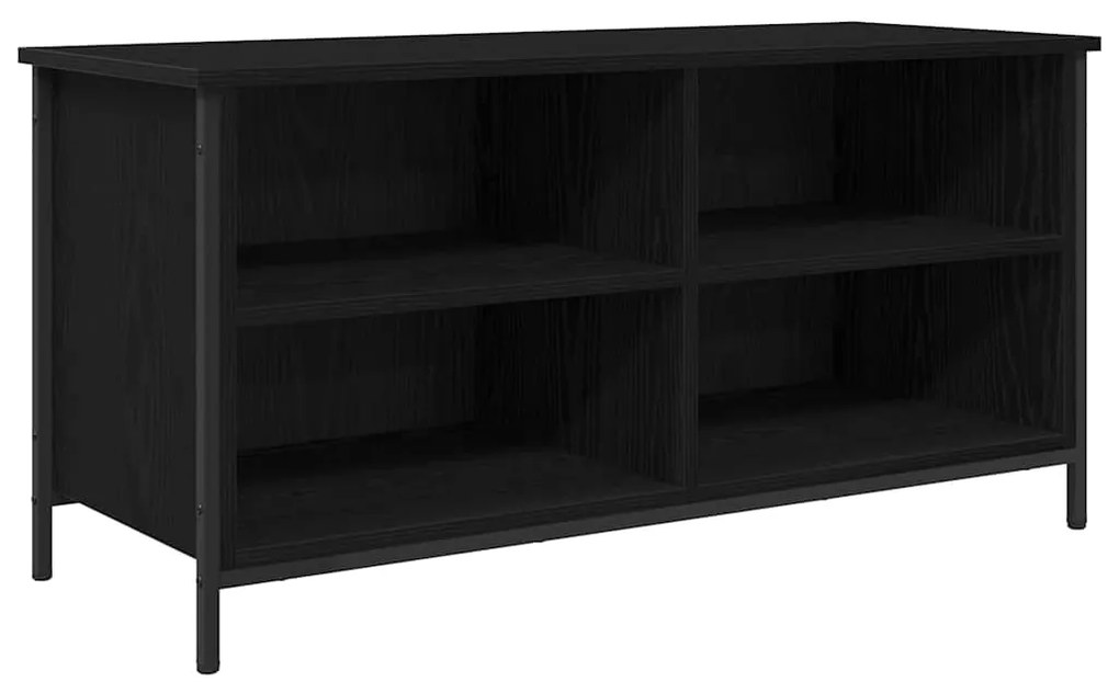 vidaXL Ντουλάπι TV Μαύρη Οξυά 100 x 40 x 50 cm Επεξεργασμένο ξύλο