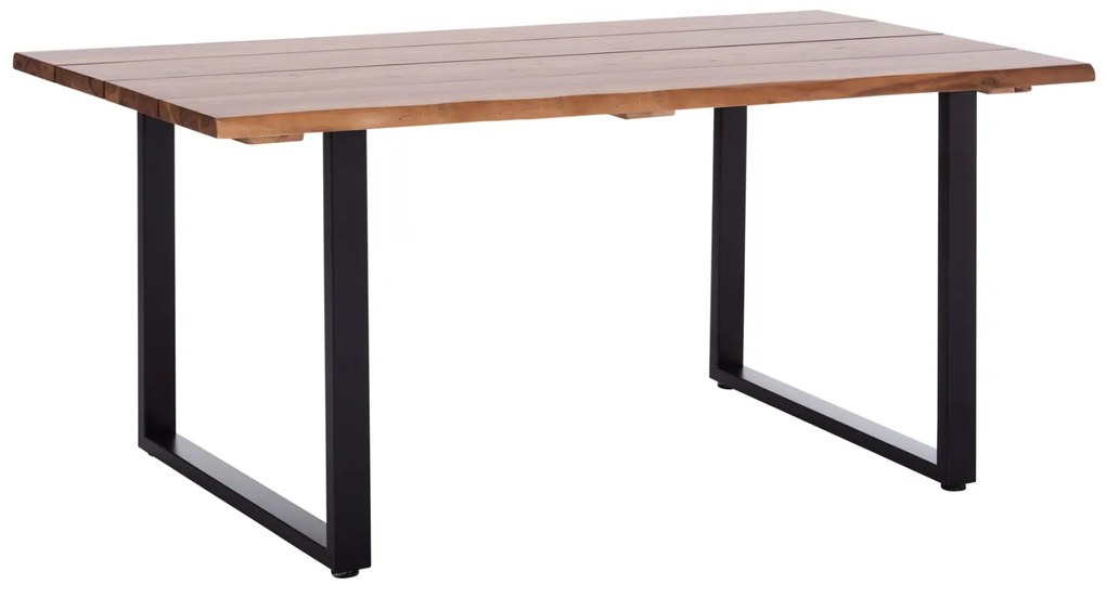 ΤΡΑΠΕΖΙ ΤΡΑΠΕΖΑΡΙΑΣ FRIGGO HM6297.01 ΞΥΛΟ ΑΚΑΚΙΑΣ 3,5εκ πάχος--ΠΟΔΙΑ ΜΕΤΑΛΛΙΚΑ 160x80x77Υεκ.