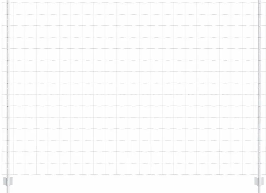 vidaXL Τεντώτο με στήριγμα Ασημί 1,5 x 10 m Ατσάλι