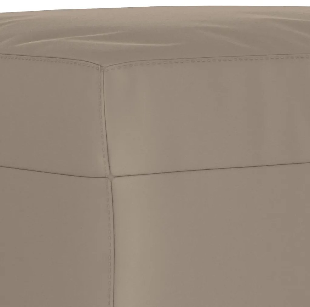 Υποπόδιο Taupe 60 x 50 x 41 εκ. από Ύφασμα Μικροϊνών 349341