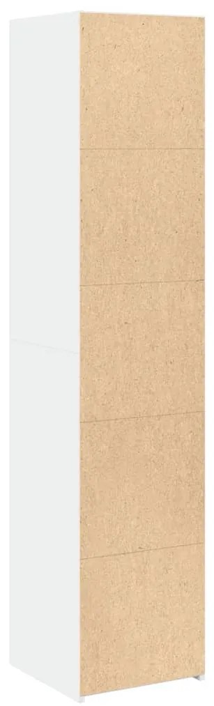 vidaXL Ντουλάπι Λευκό 40x41x185 εκ. Επεξεργασμένο Ξύλο