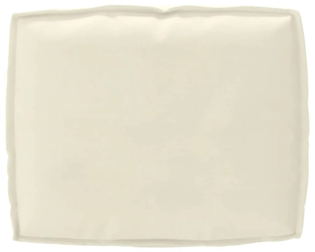 vidaXL Μαξιλάρι παλέτας για πλάτη Κρεμ 50 x 40 x 12 cm Ύφασμα Oxford