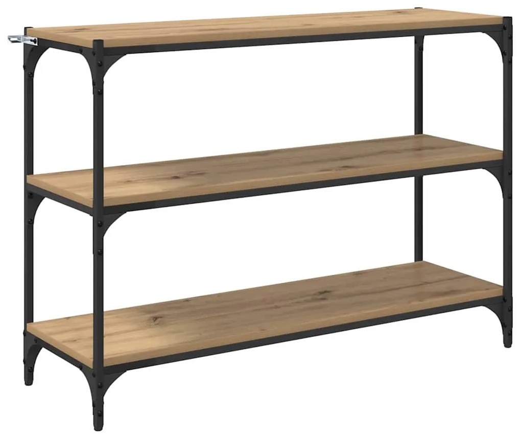 vidaXL Βιβλιοθήκη artisan δρυς 100 x 33 x 71 εκ Επεξεργασμένο ξύλο
