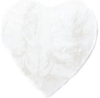 Παιδικό Χαλί Bunny Kids Heart White 100x100 cm 100 x 100