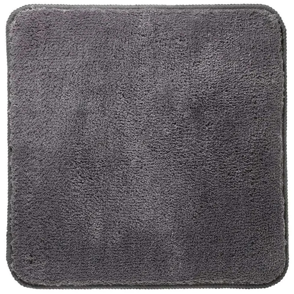 Πατάκι Μπάνιου Angora Grey Sealskin 60X60 Πολυέστερ