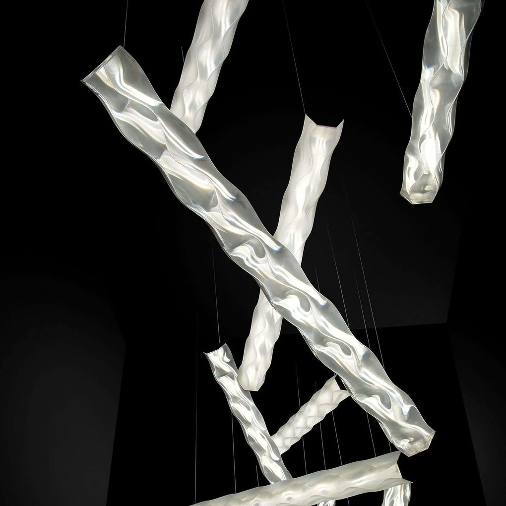 Φωτιστικό Οροφής - Ράγα Led Hugo Prisma Slamp Aluminium, Polypropylene