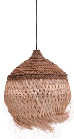 Κρεμαστό Φωτιστικό Οροφής Fiorine Inart abaca σε φυσικό Φ35x45εκ 339-000019 339-000019 Μπεζ