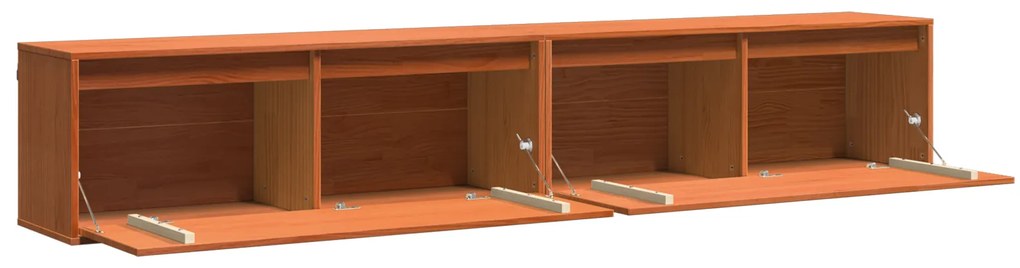vidaXL Ντουλάπια Τοίχου Επιτοίχιο 2 pcs Καφέ κεριού 100 x 30 x 35 εκ