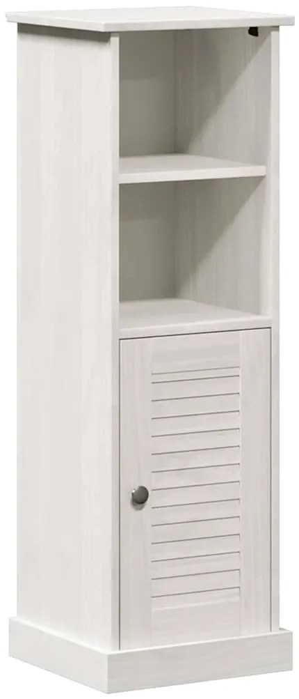 vidaXL Ντουλάπι Μπάνιου VIGO Λευκό 37 x 34 x 110 εκ Μασίφ ξύλο πεύκου