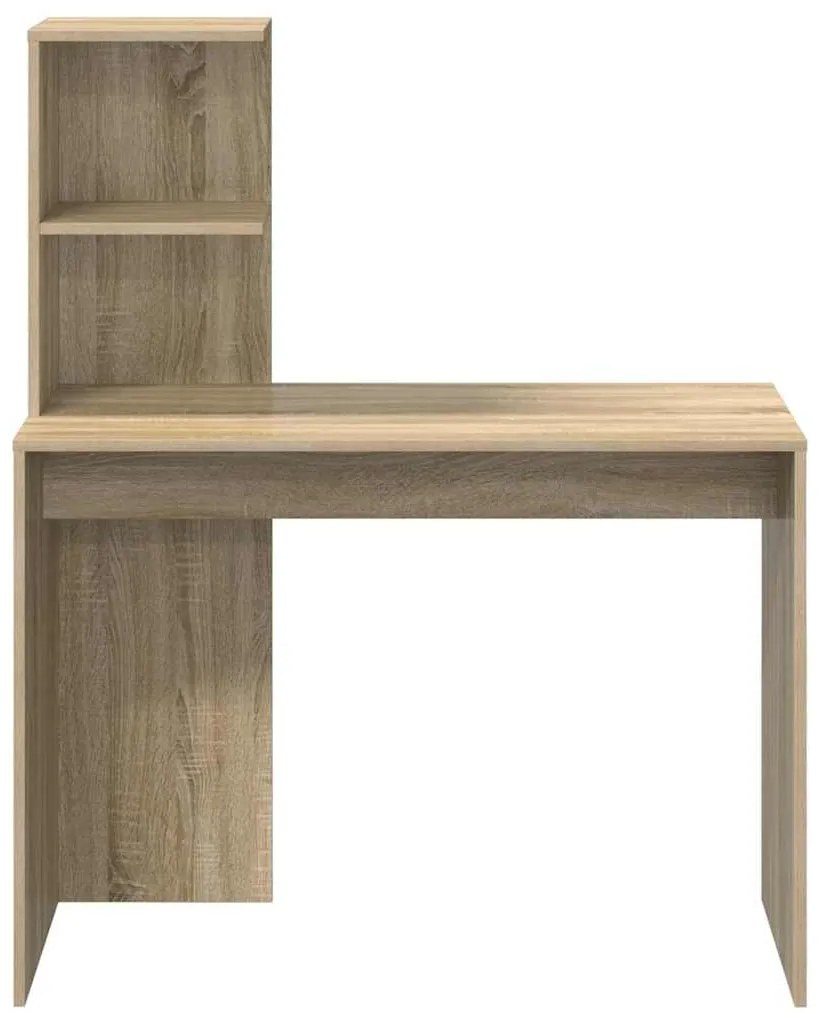 vidaXL Γραφείο Sonoma Δρυς 102 x 50 x 124 εκ. Επεξεργασμένο ξύλο