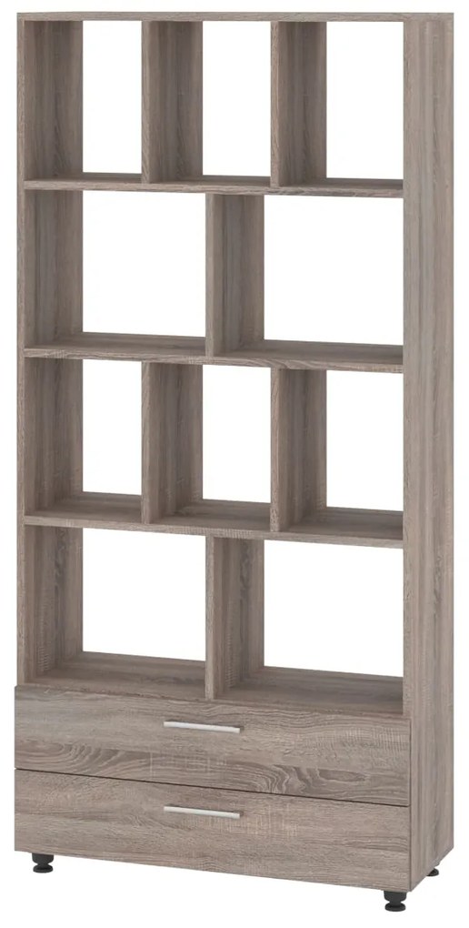 Βιβλιοθήκη POLKA-10 Σταχτί  80x31,6x168