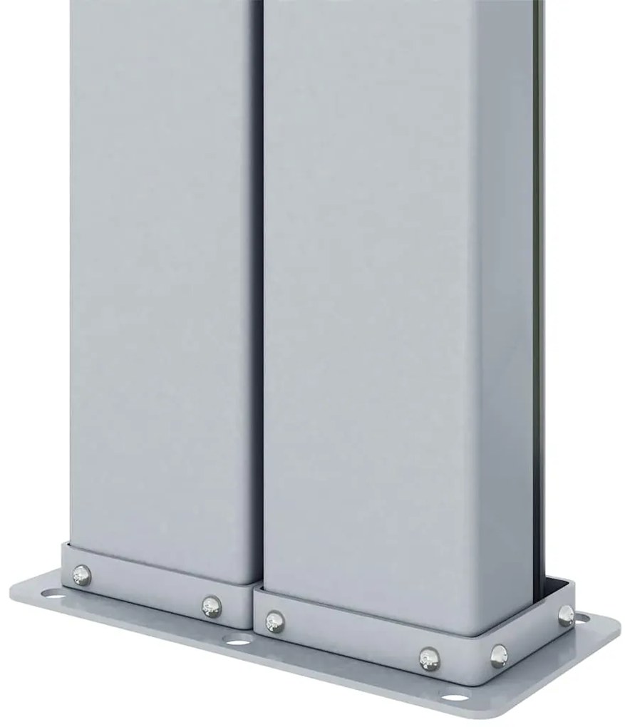 vidaXL Διαχωριστικό Βεράντας Συρόμενο Καφέ 117 x 1200 εκ.