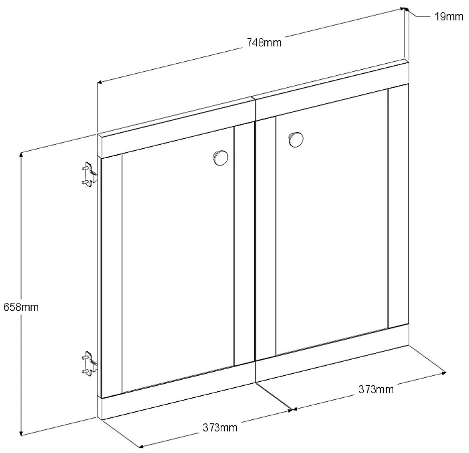 Σετ πόρτες για τη βιβλιοθήκη Soria