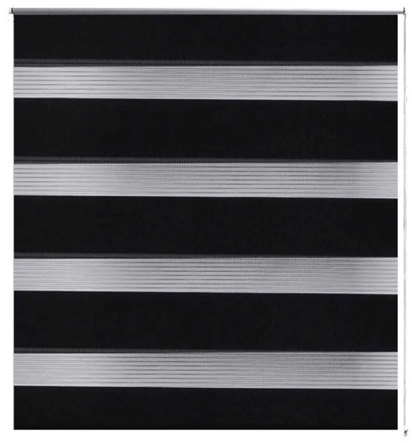 vidaXL Ρόλερ Zebra Μαύρο 120 x 175cm