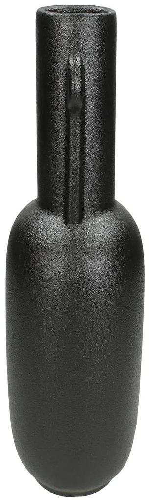 Βάζο Μαύρο Κεραμικό 13x13x33.5cm - Κεραμικό - 05152434