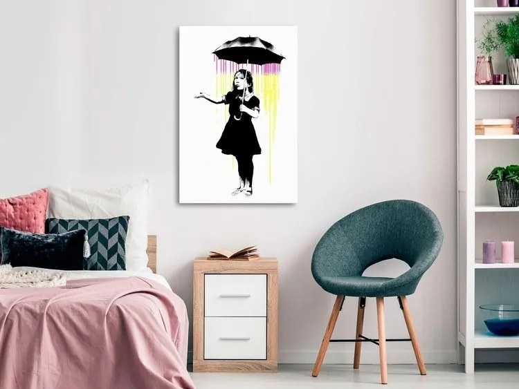 Πίνακας - Girl with Umbrella (1 Part) Vertical - 40x60