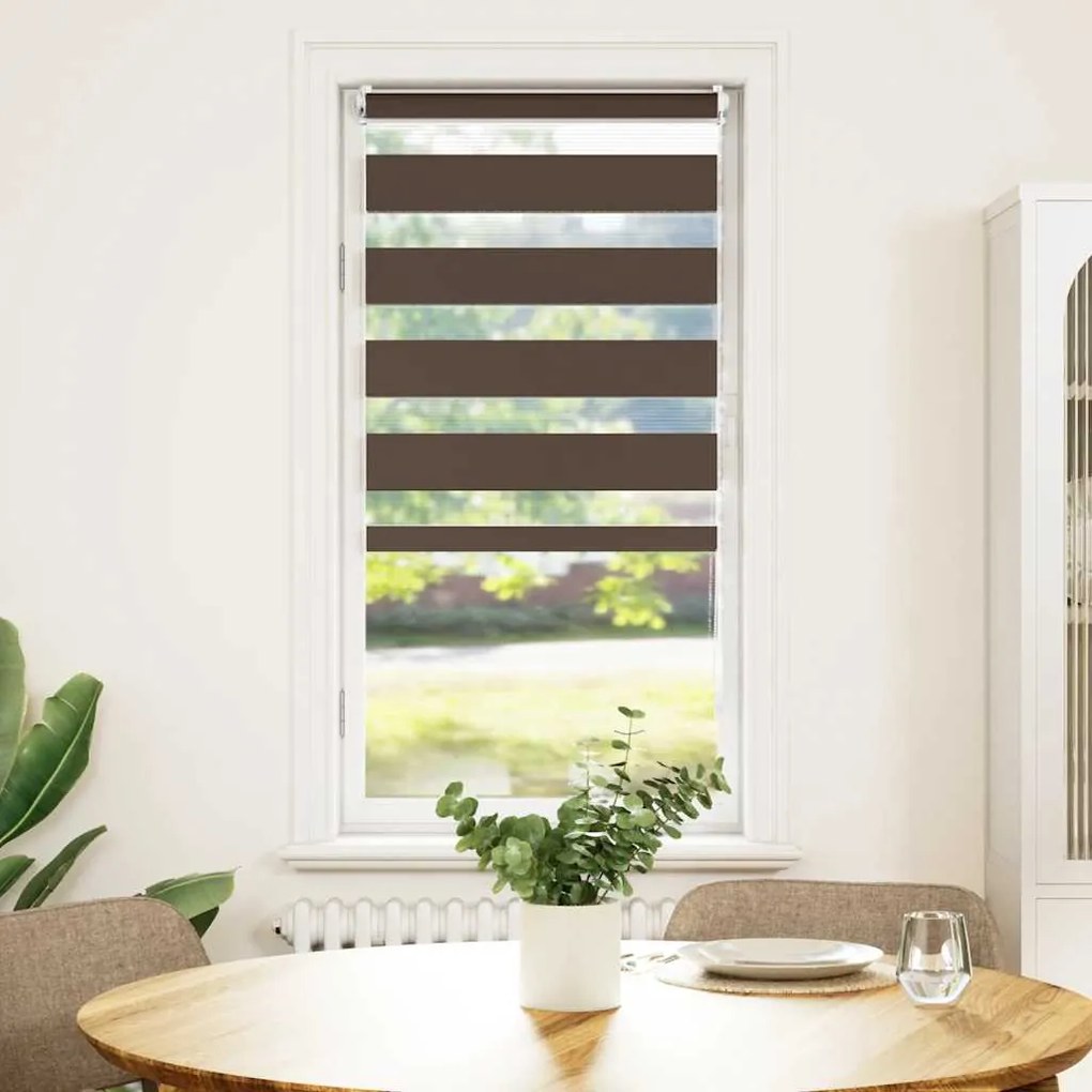 vidaXL Ρόλερ Zebra Καφέ 80 x 150cm
