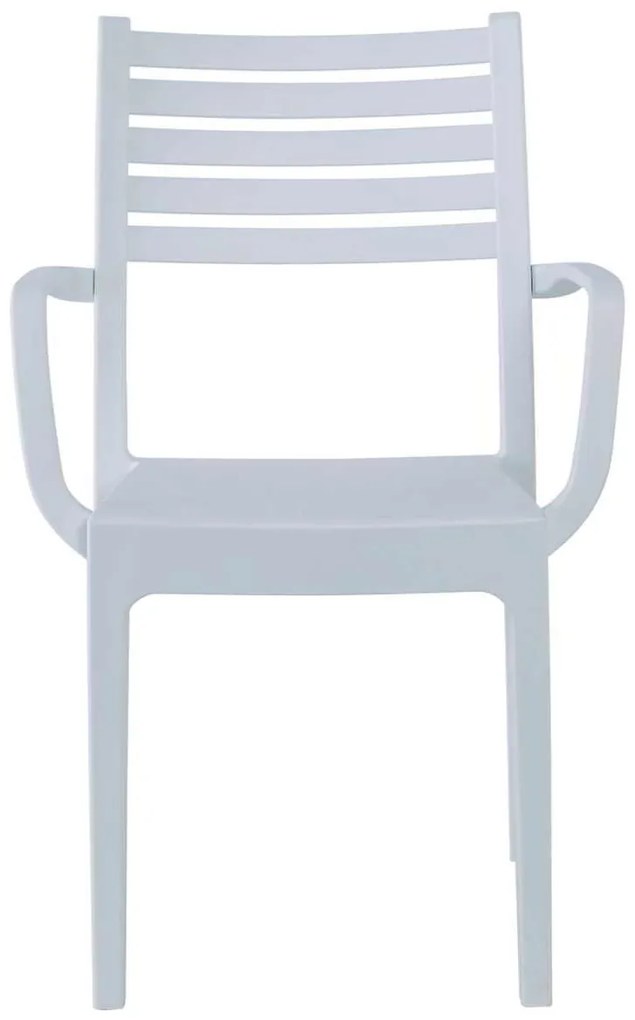 Πολυθρόνα OLIMPIA PP-UV Άσπρο 54x52x86cm