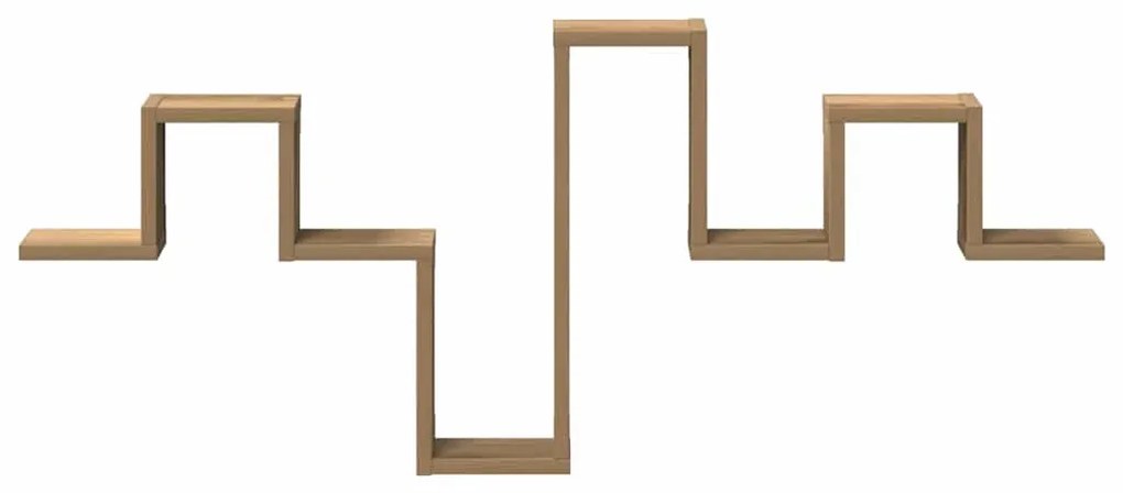 vidaXL Ράφια Τοίχου Καλλιτεχνικό Δρυς 104,5x10x43 εκ. Επεξεργασμένο Ξύλο