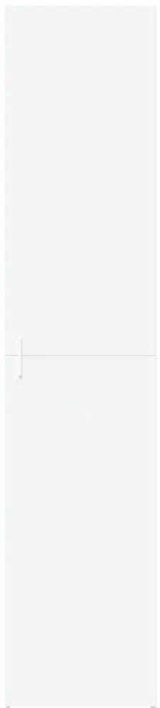vidaXL Ντουλάπι Λευκό 40x42,5x185 εκ. από Επεξεργασμένο Ξύλο