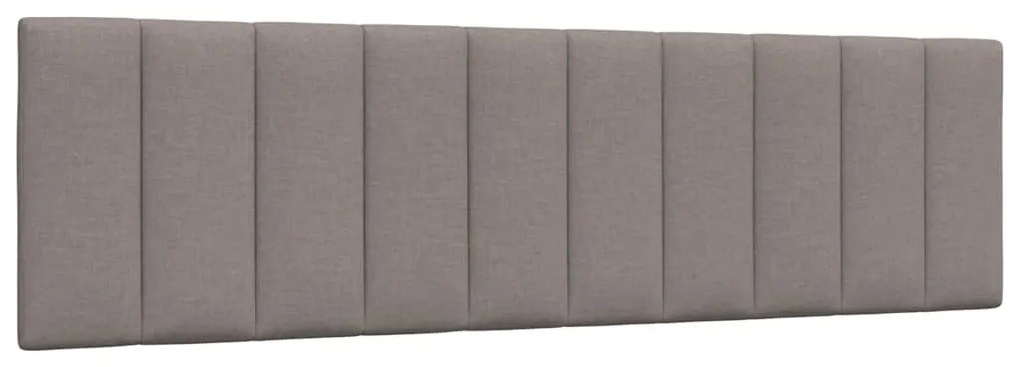 vidaXL Σκελετός Κρεβατιού Χωρίς Στρώμα Taupe 180x200 εκ. Υφασμάτινο