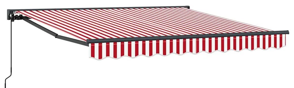 vidaXL Σκηνίτσα Αναδιπλούμενη Κόκκινο και Λευκό 300 x 250 εκ