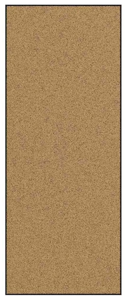 vidaXL Χαλάκι Εξώπορτας Κρέμα και Μαύρο 120 x 300 cm