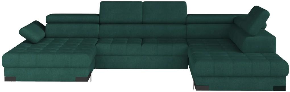Γωνιακός καναπές Sapphire Plus-Prasino-Δεξιά - 339.00 Χ 173.00 Χ 75.00