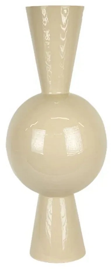 Βάζο Μεταλλικό 752-22052 30x30x75cm Beige Estheti Home Μέταλλο