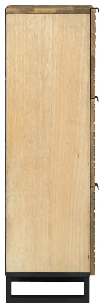 vidaXL Ψηλό ντουλάπι - 40x33.5x110 εκ. από μασίφ ξύλο μάνγκο