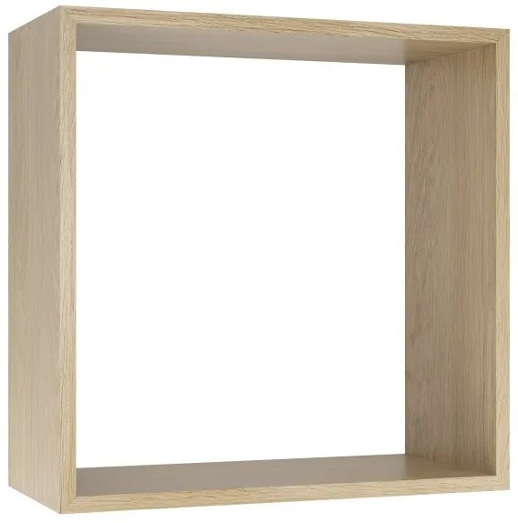 Ραφιέρα Τοίχου Καφέ Τετράγωνη 55cm Kujukuri 424628 Eglo 424628
