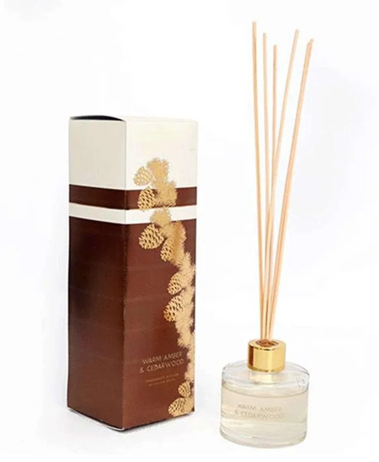 Αρωματικό Χώρου Xmas Rose 014.XMCR0038 100ml Clear-Gold Glass