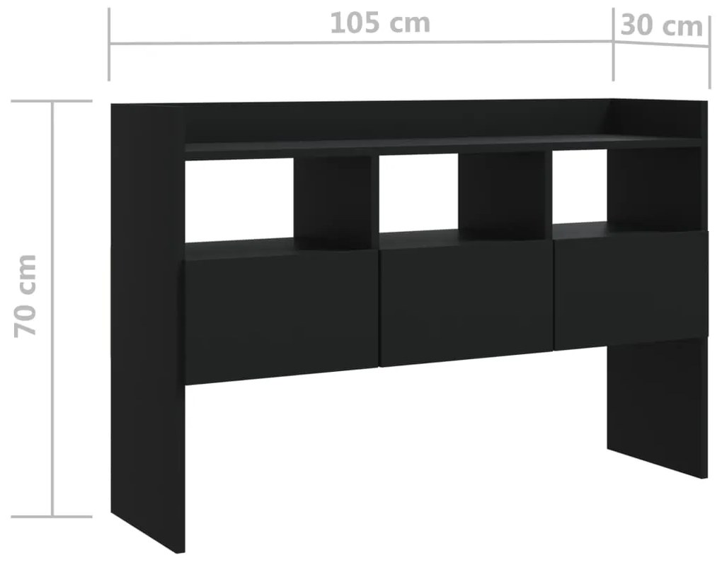 ΜΠΟΥΦΕΣ ΜΑΥΡΟΣ 105 X 30 X 70 ΕΚ. ΑΠΟ ΜΟΡΙΟΣΑΝΙΔΑ 808378