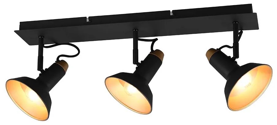 Σποτ Trio Lighting Roxie 811900332 Μαύρο Ματ