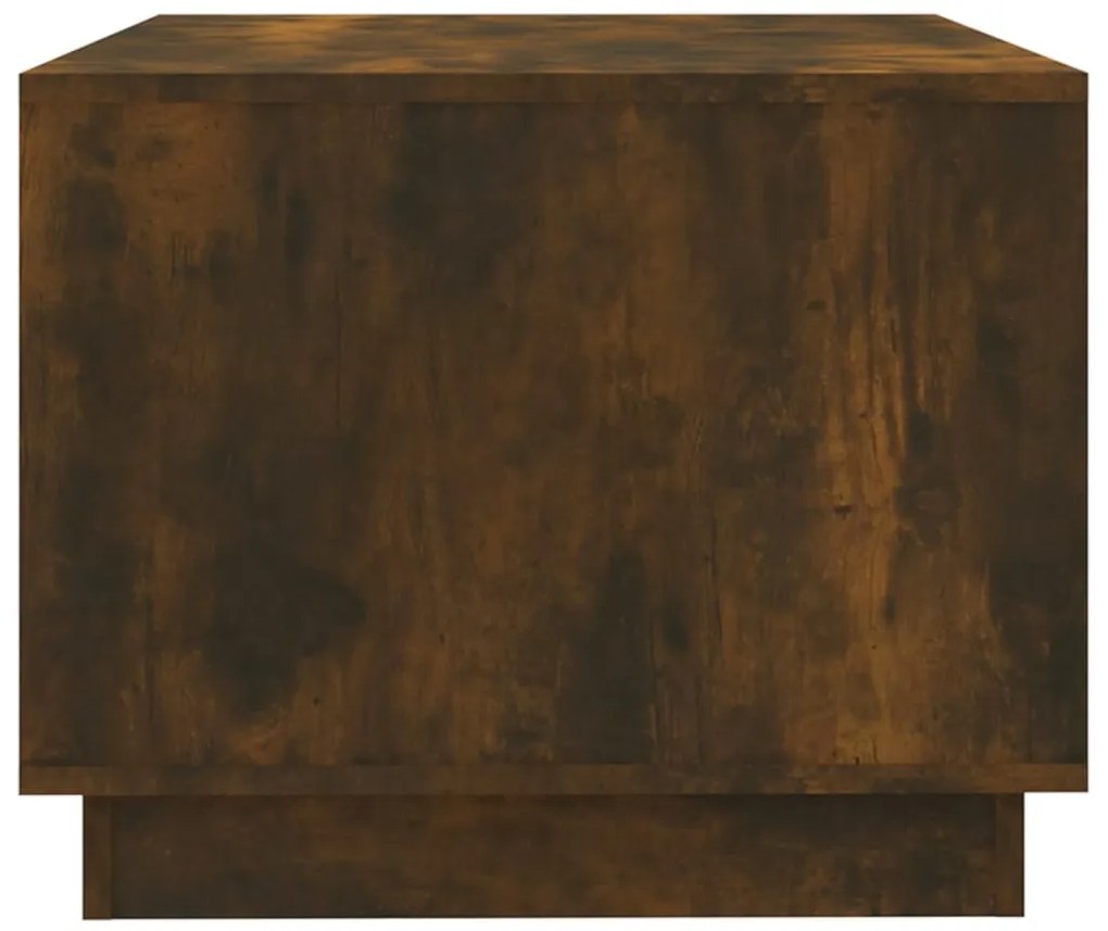 vidaXL Τραπεζάκι Σαλονιού Καπνιστή Δρυς 102,5x55x44 εκ. Επεξ. Ξύλο