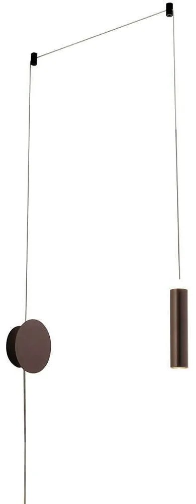Φωτιστικό Οροφής Led-Candle-AP1 4000K 450lm Bronze Luce Ambiente Design Aluminium