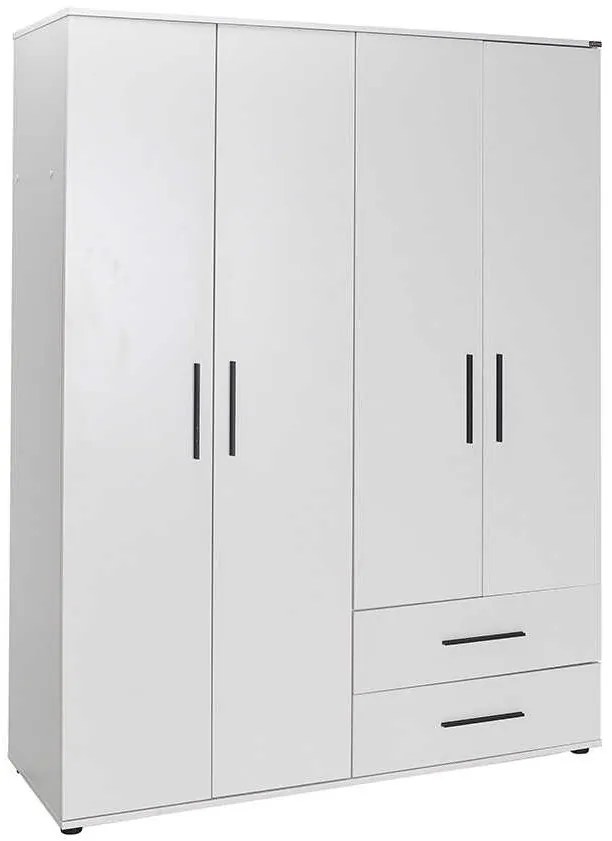 Ντουλάπα  white Λευκό 137x187x52cm AD_GRD-642-BB-3