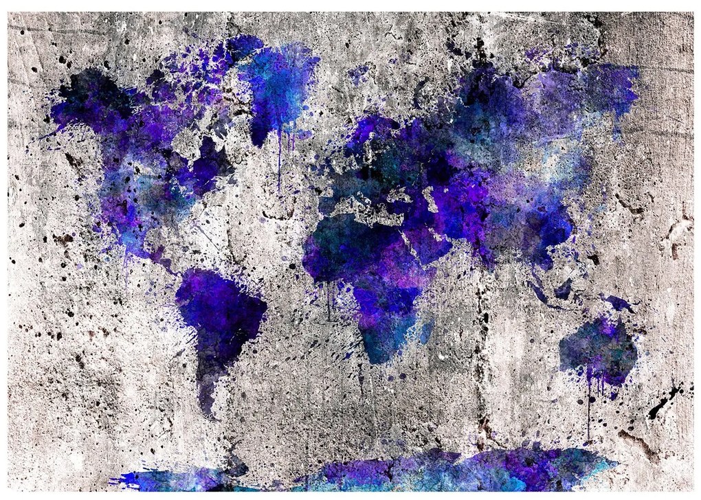 Φωτοταπετσαρία - World Map: Ink Blots 150x105