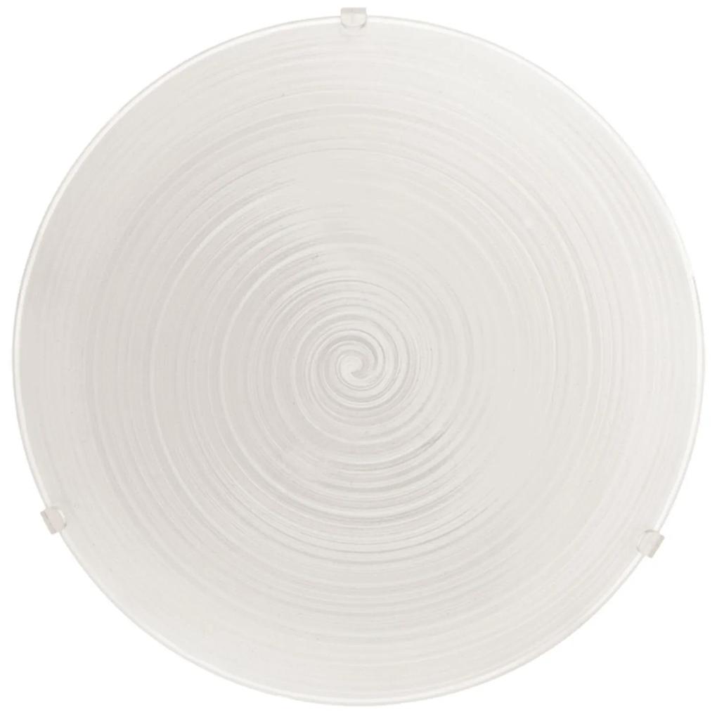 Φωτιστικό Οροφής Malva 90015 White-Beige Eglo Μέταλλο,Γυαλί