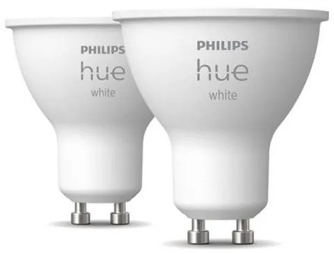 Έξυπνη Λάμπα Led 2xGU10 5,2W Σποτ Hue W Σετ 929001953508 Philips 929001953508