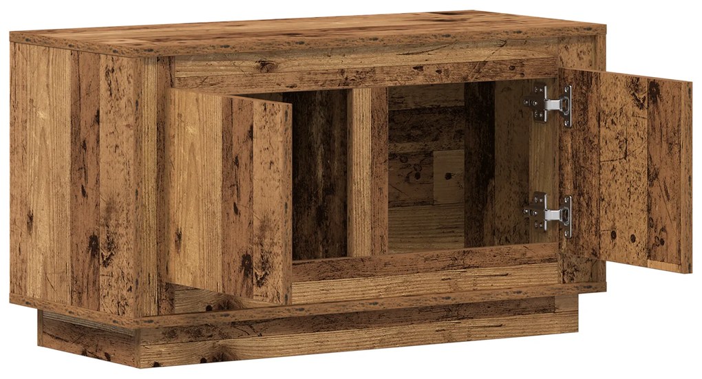 vidaXL Κονσόλα Τηλεόρασης Παλιού Ξύλου 80x35x45 εκ. Κατασκευασμένο Ξύλο