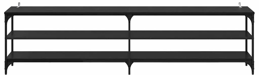 vidaXL Ντουλάπι TV Μαύρη Οξυά 200 x 30 x 50 cm