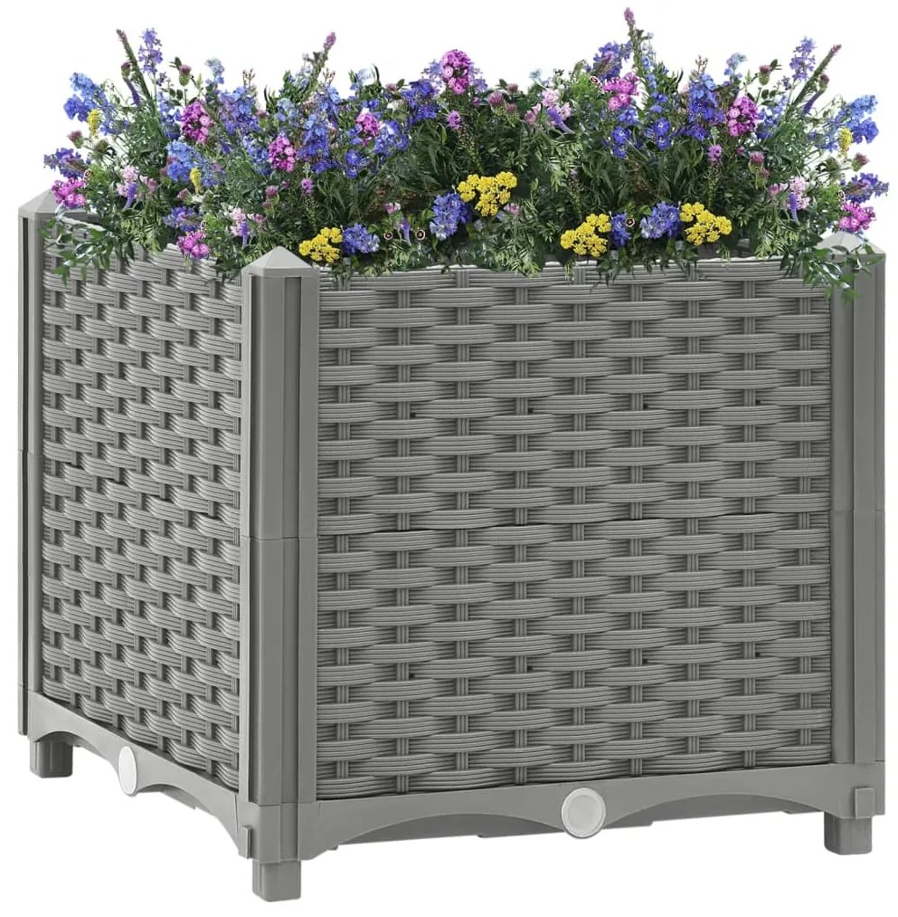 vidaXL Ζαρντινιέρα 40 x 40 x 38 εκ. από Πολυπροπυλένιο