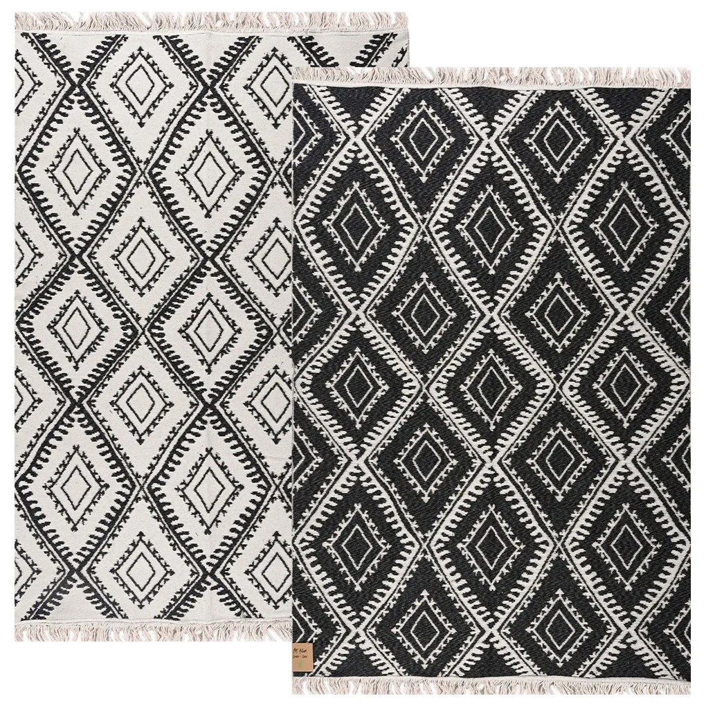Χαλί All Season 2 Όψεων (160x230) Polcarpet Aria Artkilim 22997 Black