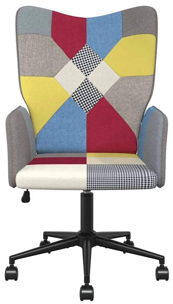 vidaXL Πολυθρόνα Relax Σχέδιο Patchwork Υφασμάτινη