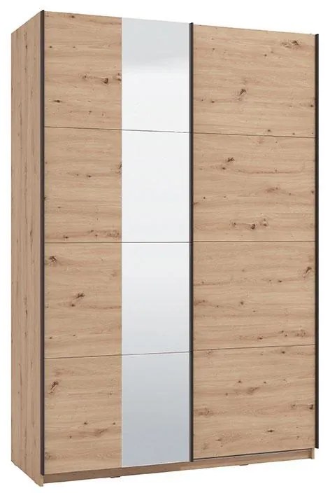 Ντουλάπα Gard 150 OG με Καθρέφτη Artisan 146x61x218 εκ. 146x61x218 εκ.