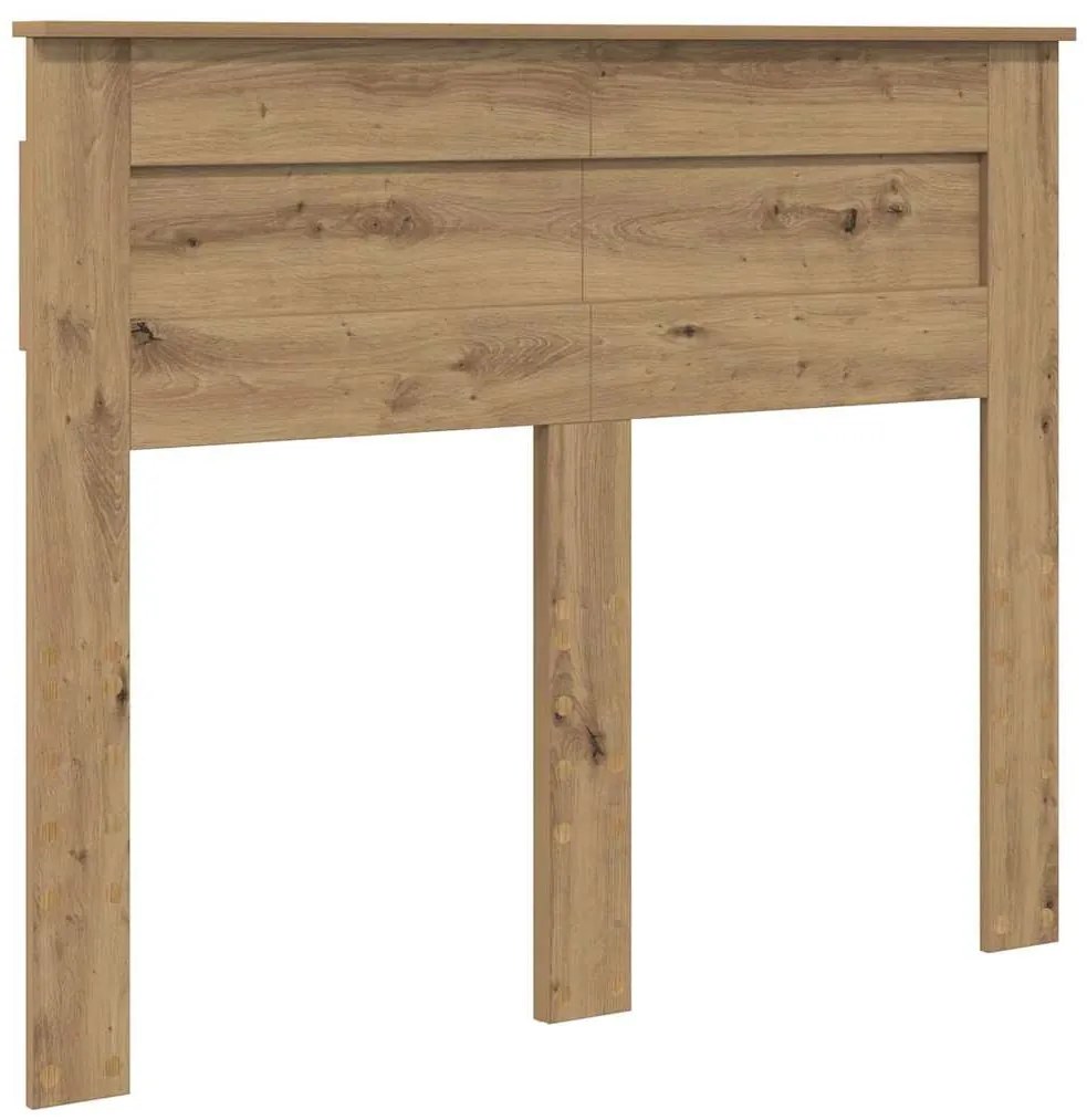 vidaXL Κεφαλάρι με κεφαλάρι Artisan Oak 120 cm Επεξεργασμένο ξύλο